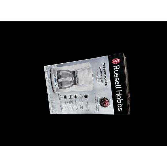 New Russell Hobbs Coventry 8-Cup Coffeemaker White - Picture 4 of 4
